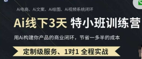 AI实操培训第20-21期线下,0基础保姆级教程,3月最新整理,企业获客、降本增效、打造超级个体-轻创掘金社