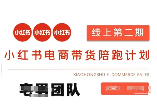 小红书电商带货课2期，月利润20个的小红书电商的有货源，无货源，虚拟产品，付费投流等整套玩法-轻创掘金社